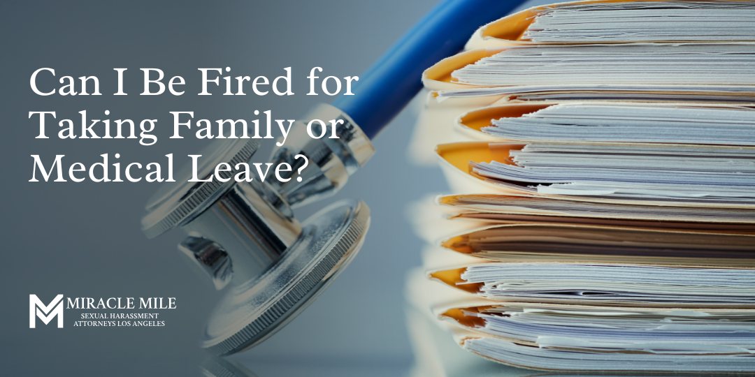 Can I Be Fired for Taking Family or Medical Leave text on top of hospital records